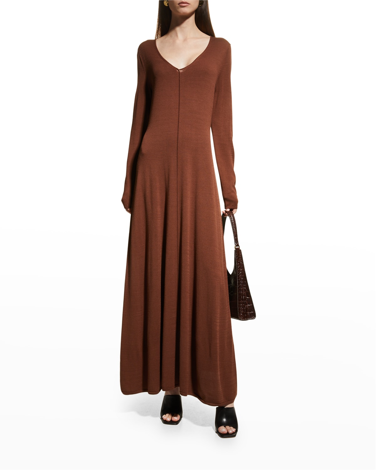 Long Sleeve Knit Dress | Neiman Marcus