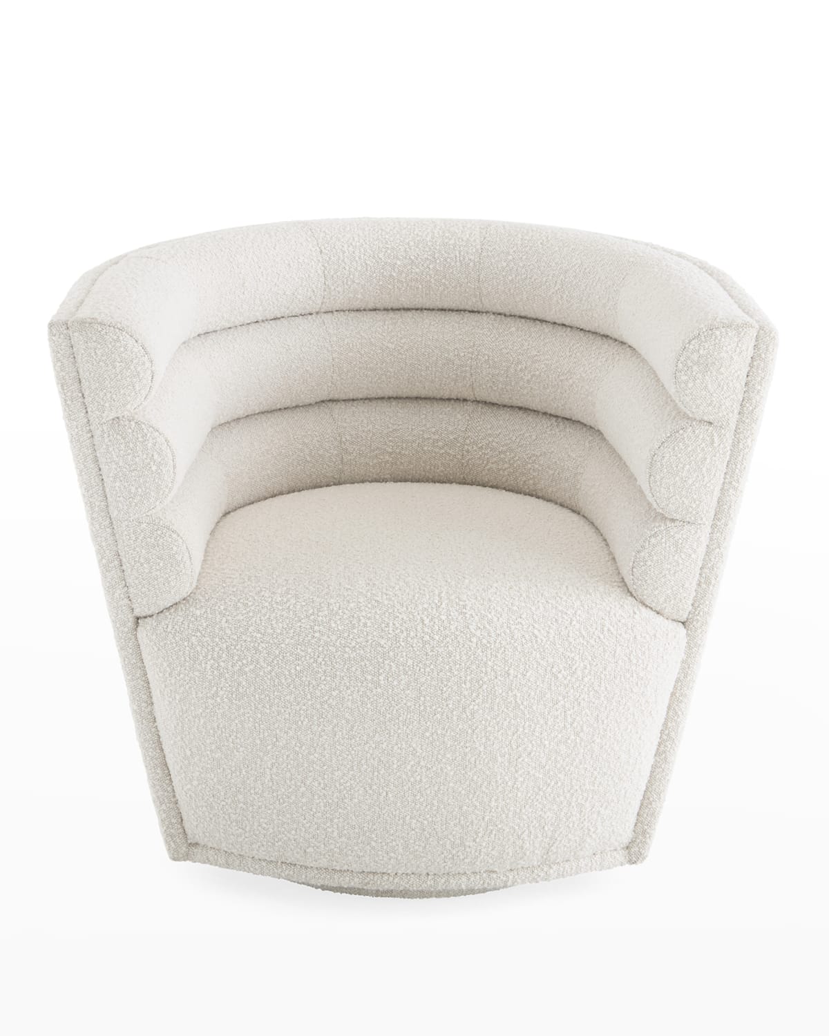 Jonathan Adler Maxime Club Swivel Chair, Olympus Oatmeal