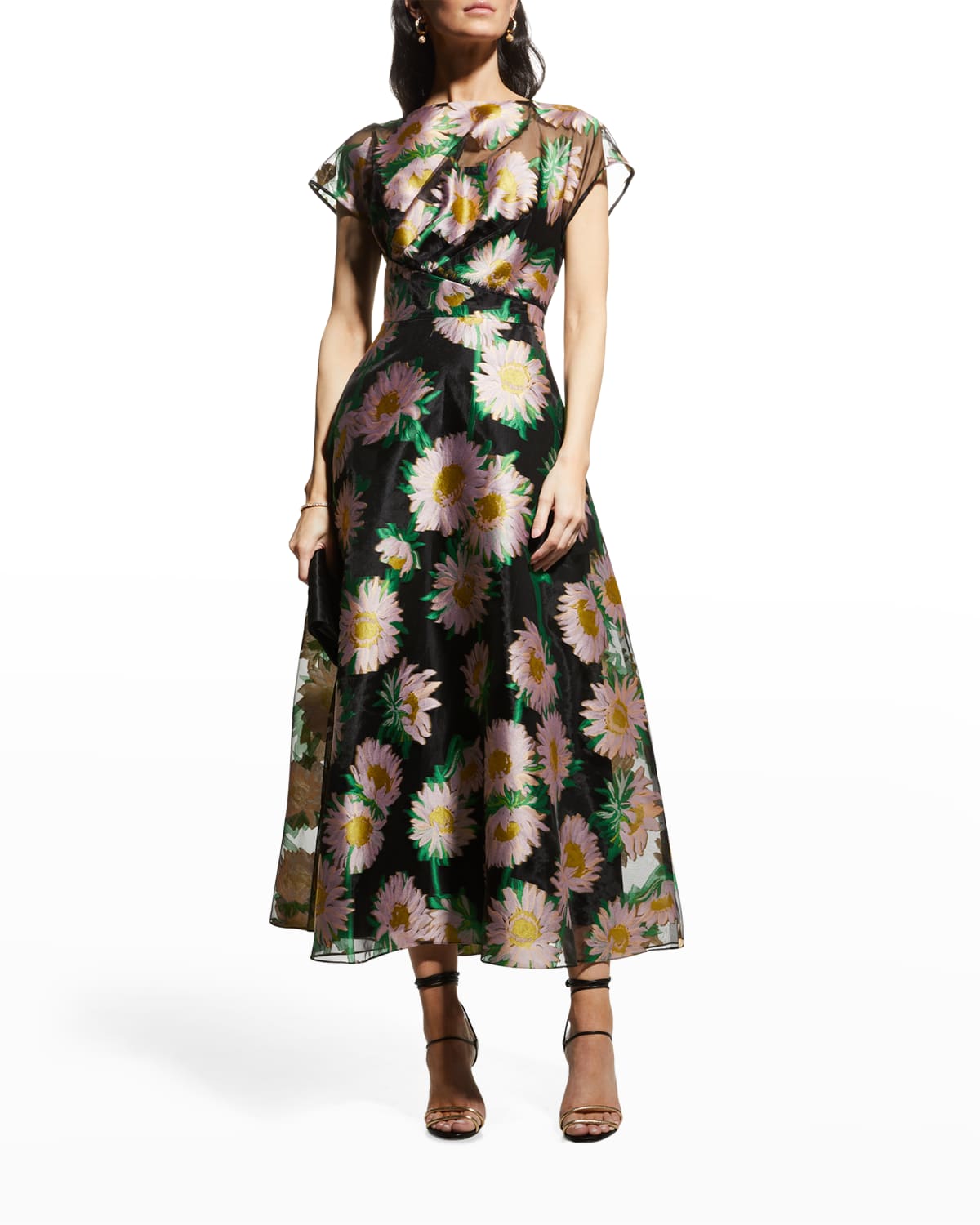 HOT ! Lela Rose Dresses Clearance Lela Rose Dresses Discount Lela Rose  Floral Embroidered