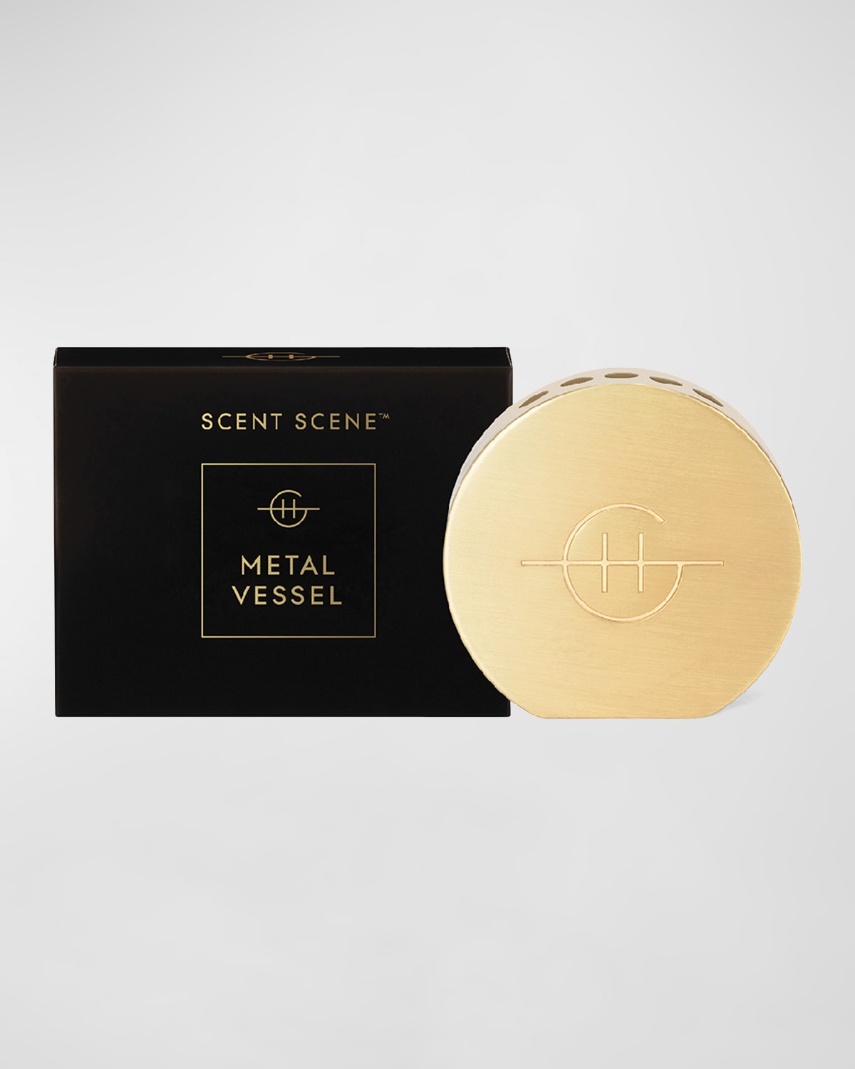 GLASSHOUSE FRAGRANCES Scent Scene Gold Metal Vessel
