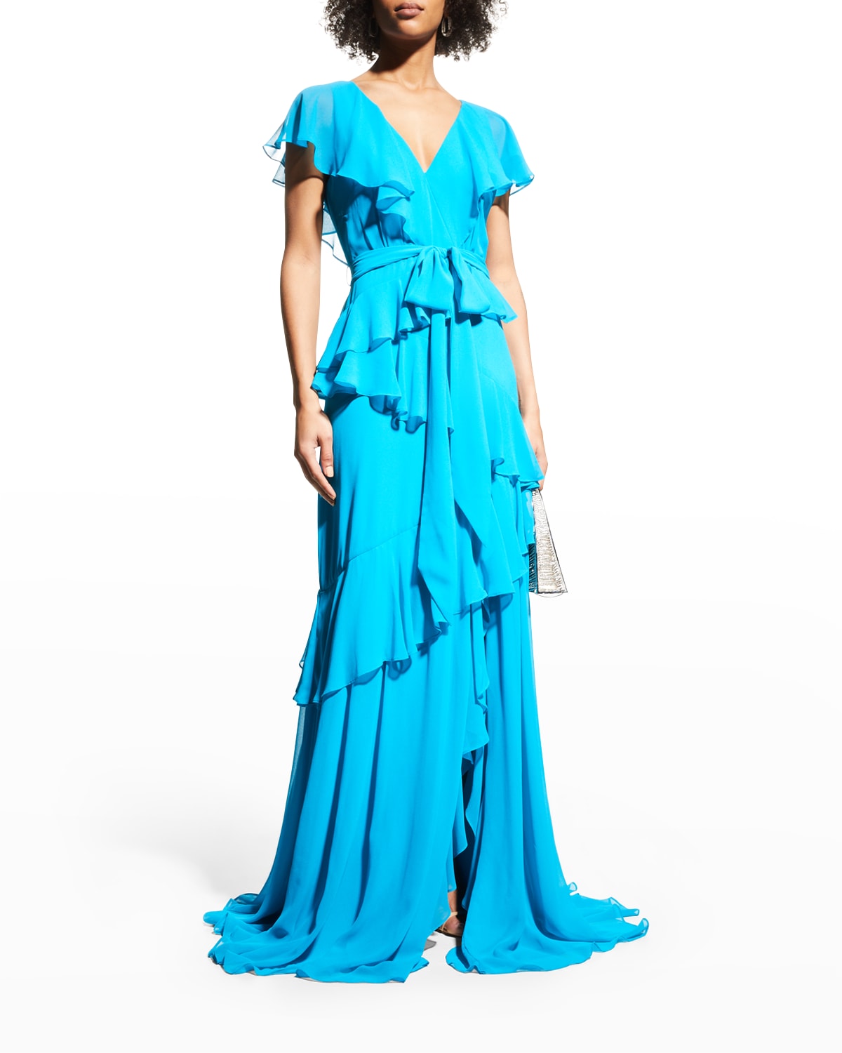 Ruffled Evening Gown | Neiman Marcus