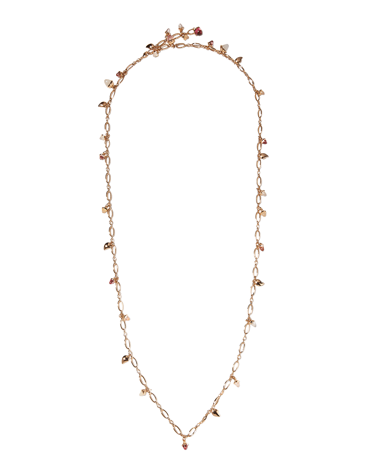 Tamara Comolli Rose Gold Mikado Blush Necklace with Diamonds