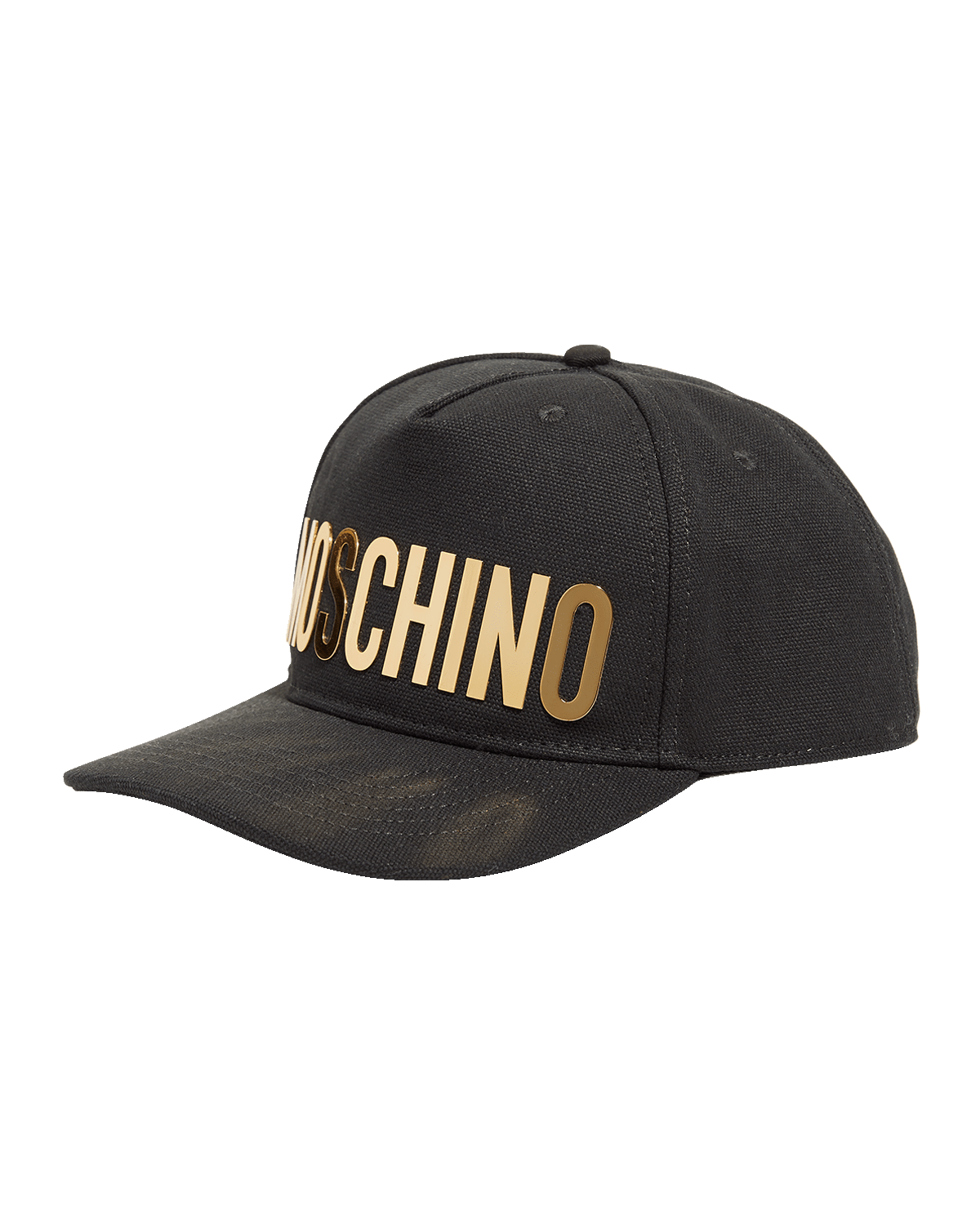 Moschino Men's Logo Plaqué Baseball Hat