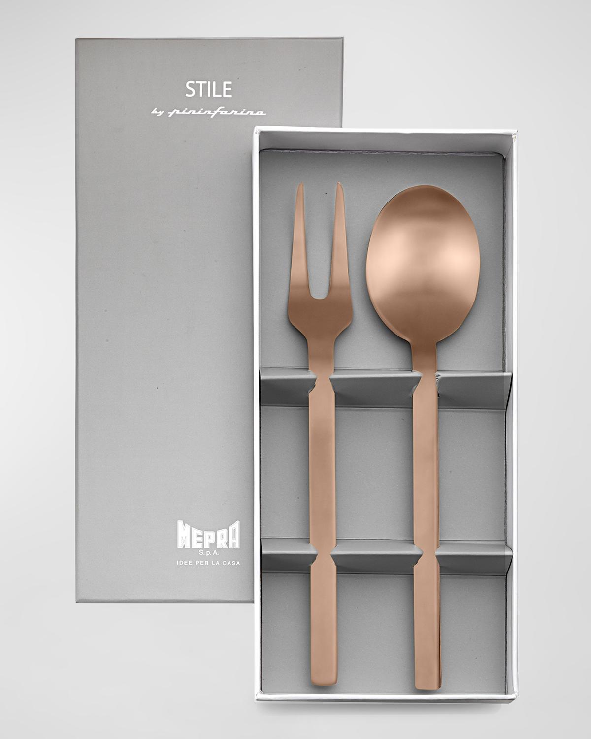 Stile Ice Oro Nero 2-Piece Serving Gift Box Stile Ice Oro Nero 2-Piece Serving Gift Box