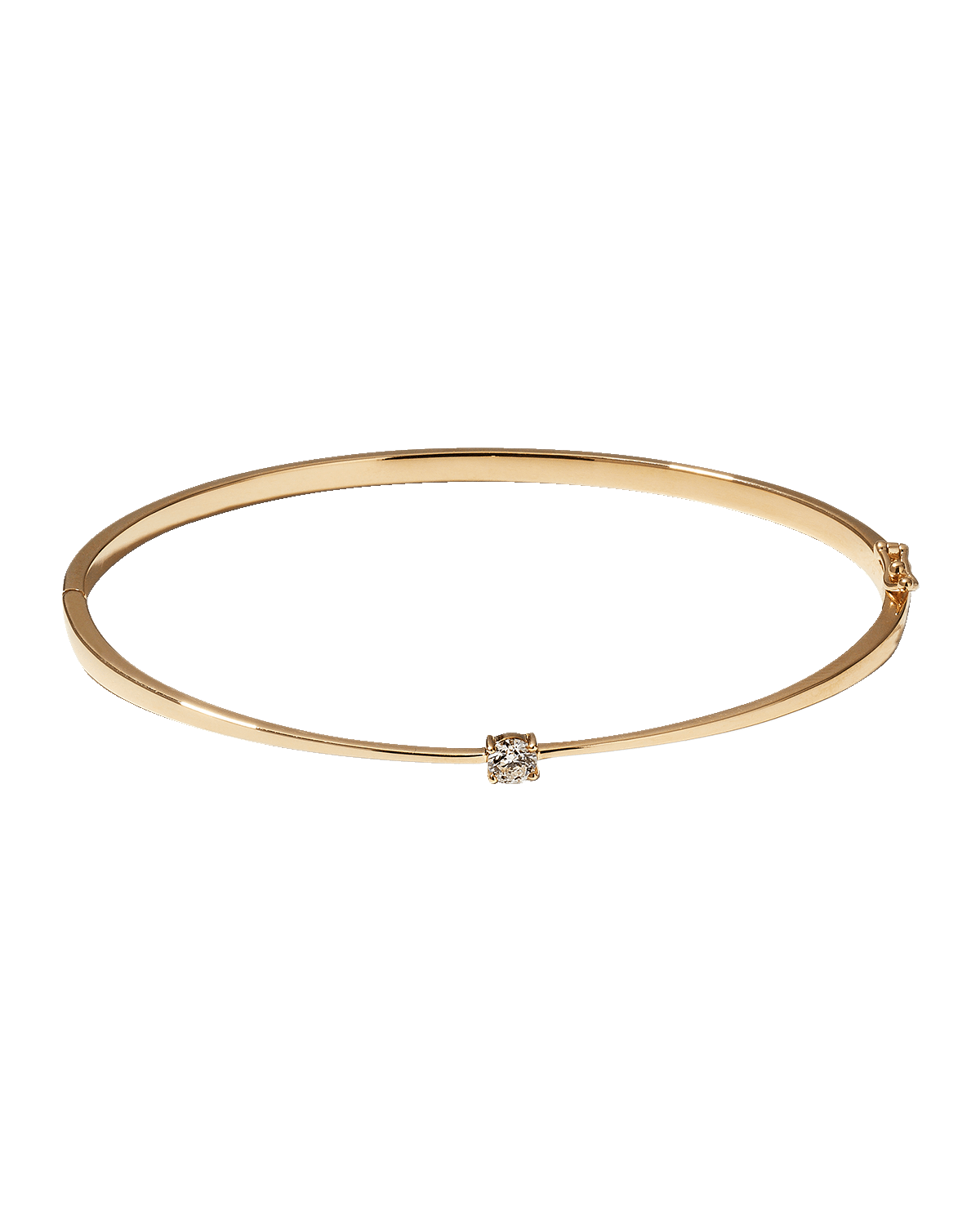 LANA Solo Round Graduating Hinge Bangle