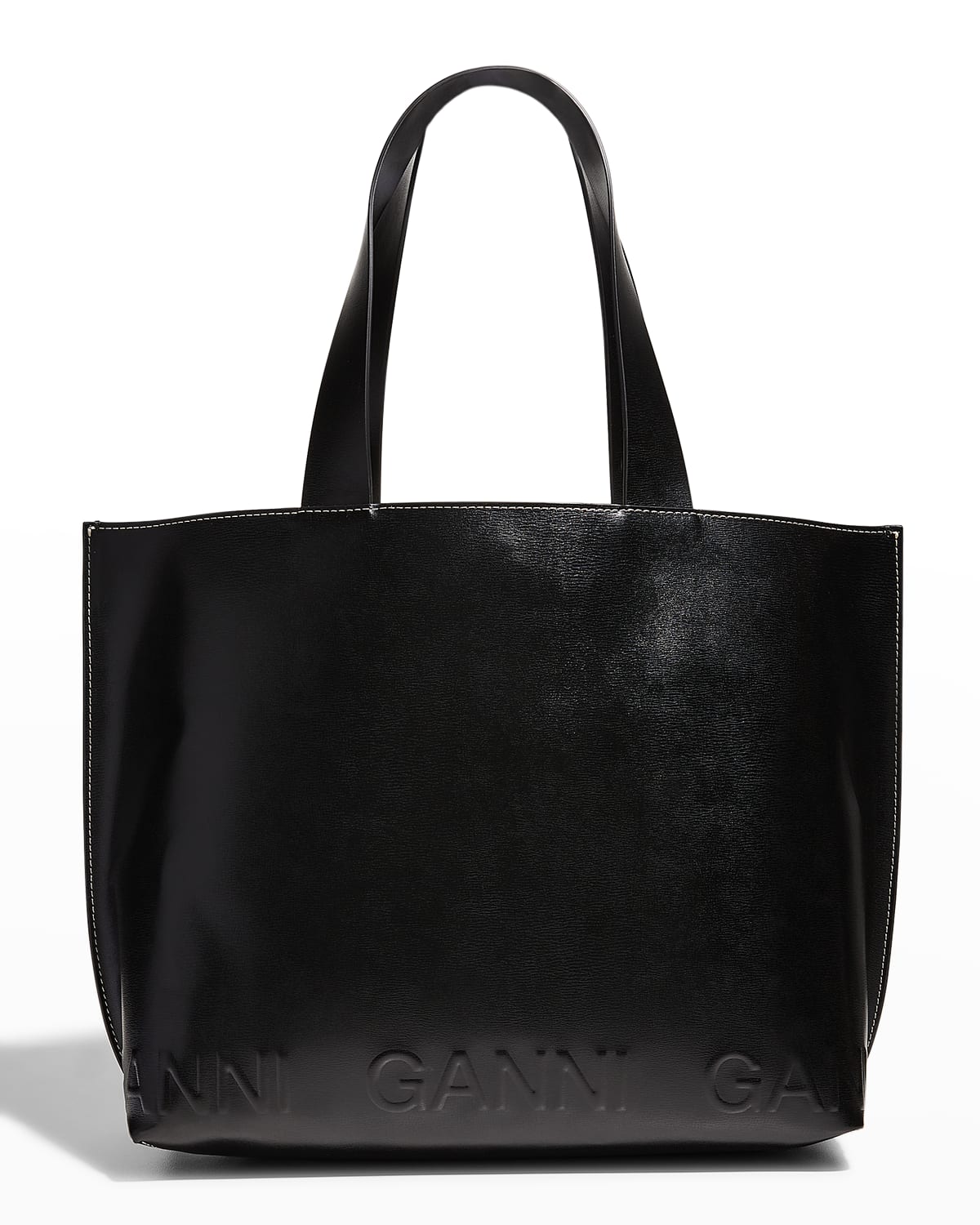 Leather Top Handle Handbag | Neiman Marcus