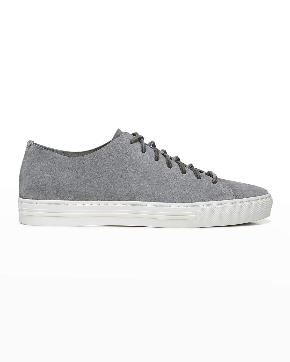 grey suede platform sneakers