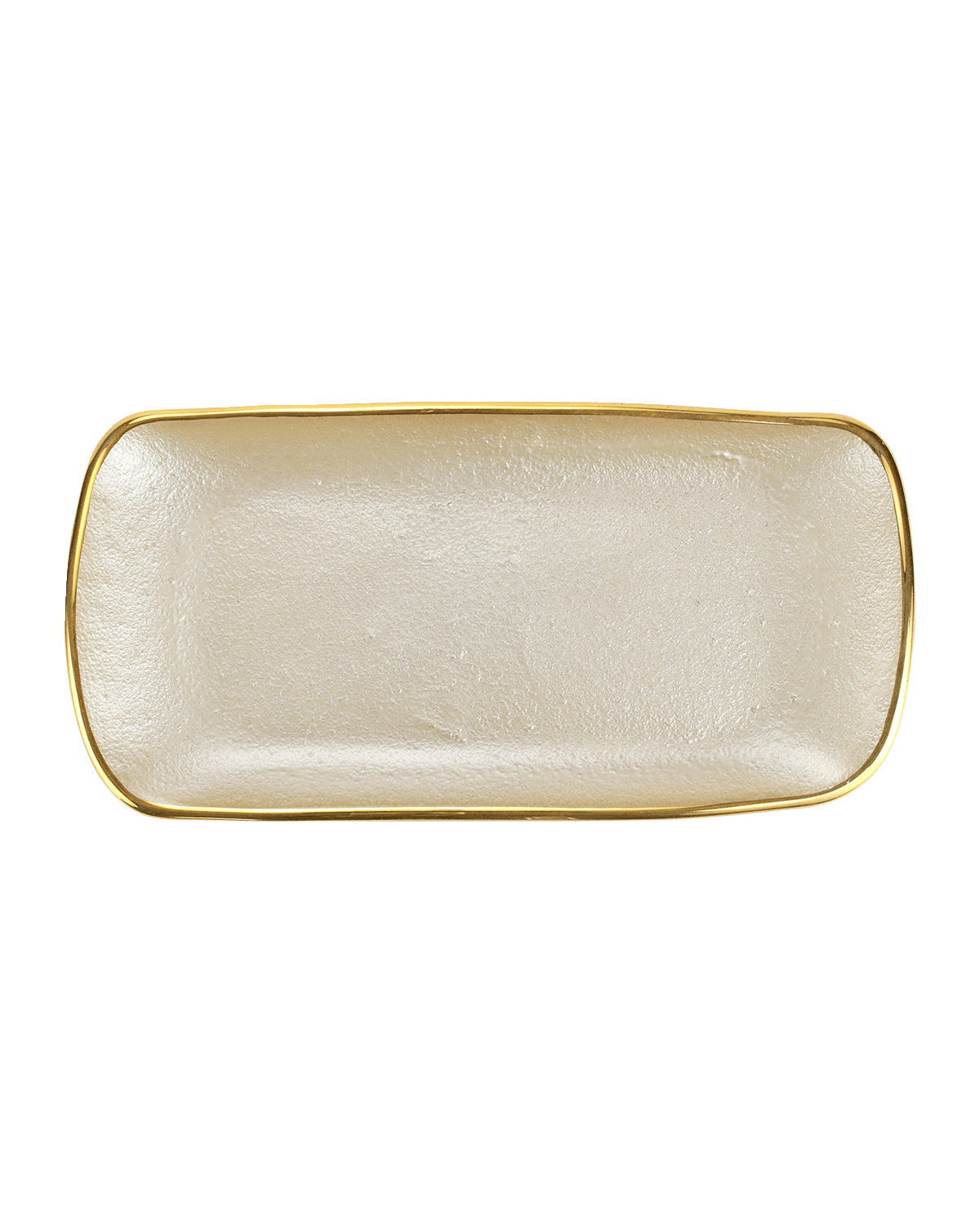 Herend Golden Edge Square Tray with Handles | Neiman Marcus
