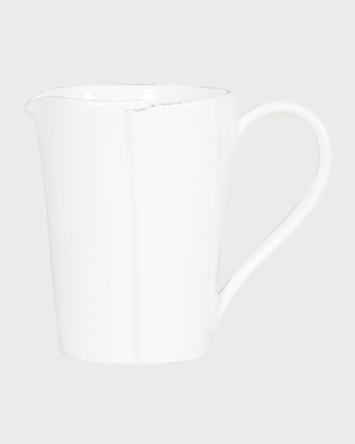 Vietri Melamine Lastra White Pitcher