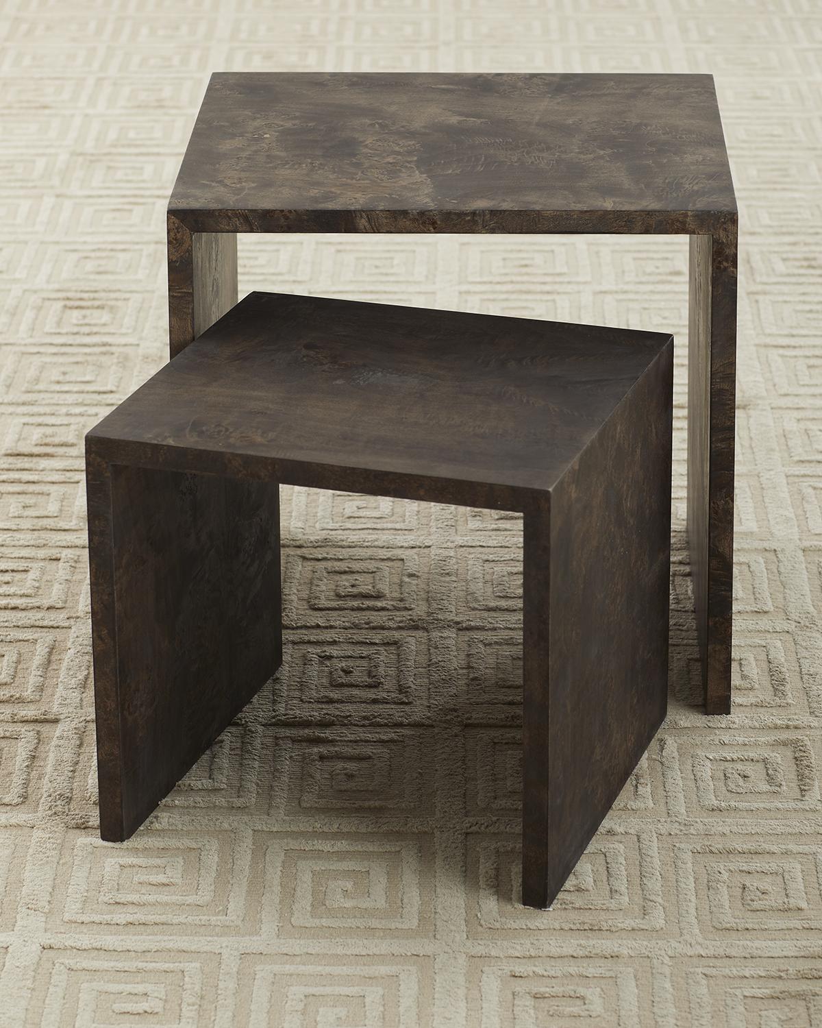 Bedford Burlwood Nesting Tables