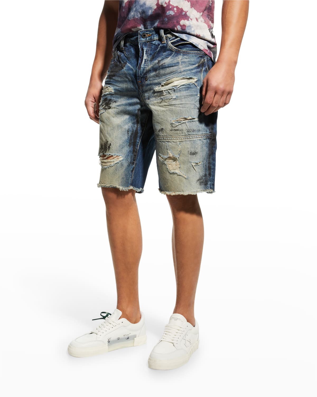 prps denim shorts