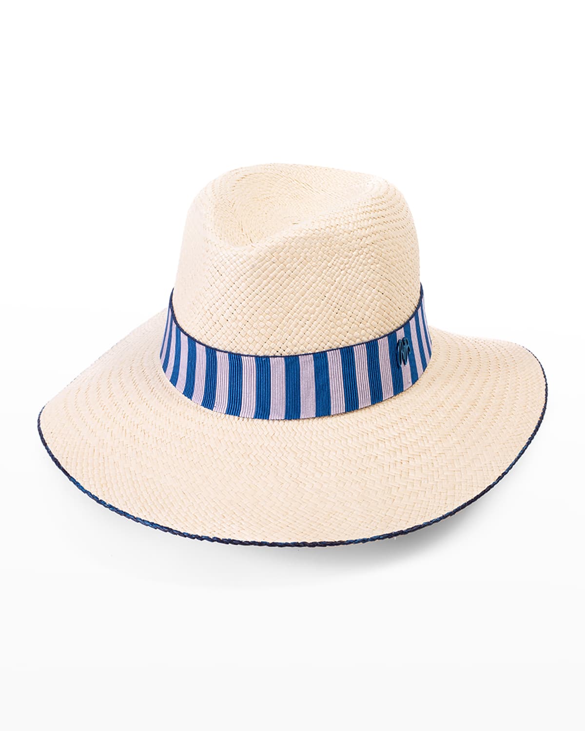 Unisex Trilby Hat with Striped Band and Jewel detail Available in a Selection of Sizes 