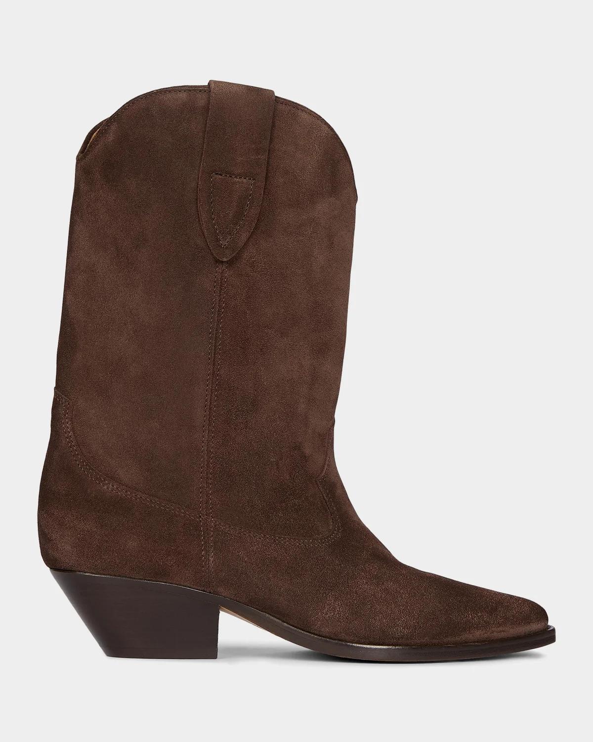 Isabel Marant Duerto Suede Western Boots