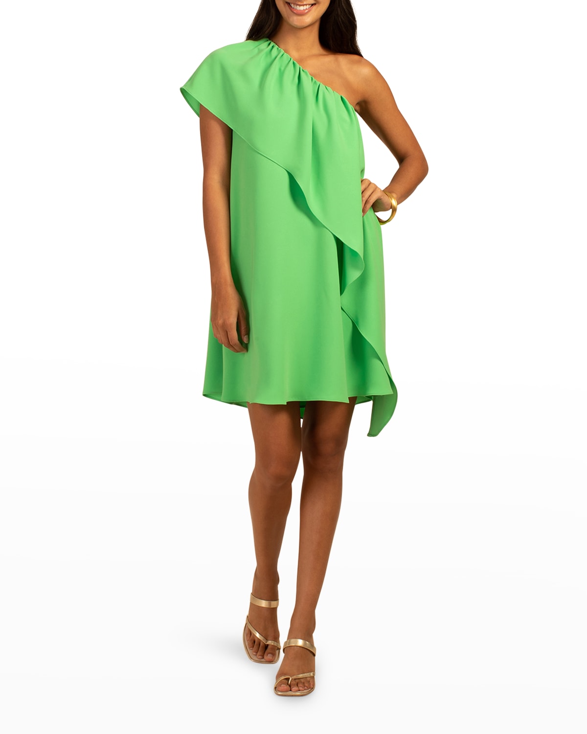 Short Pleated Dress | Neiman Marcus