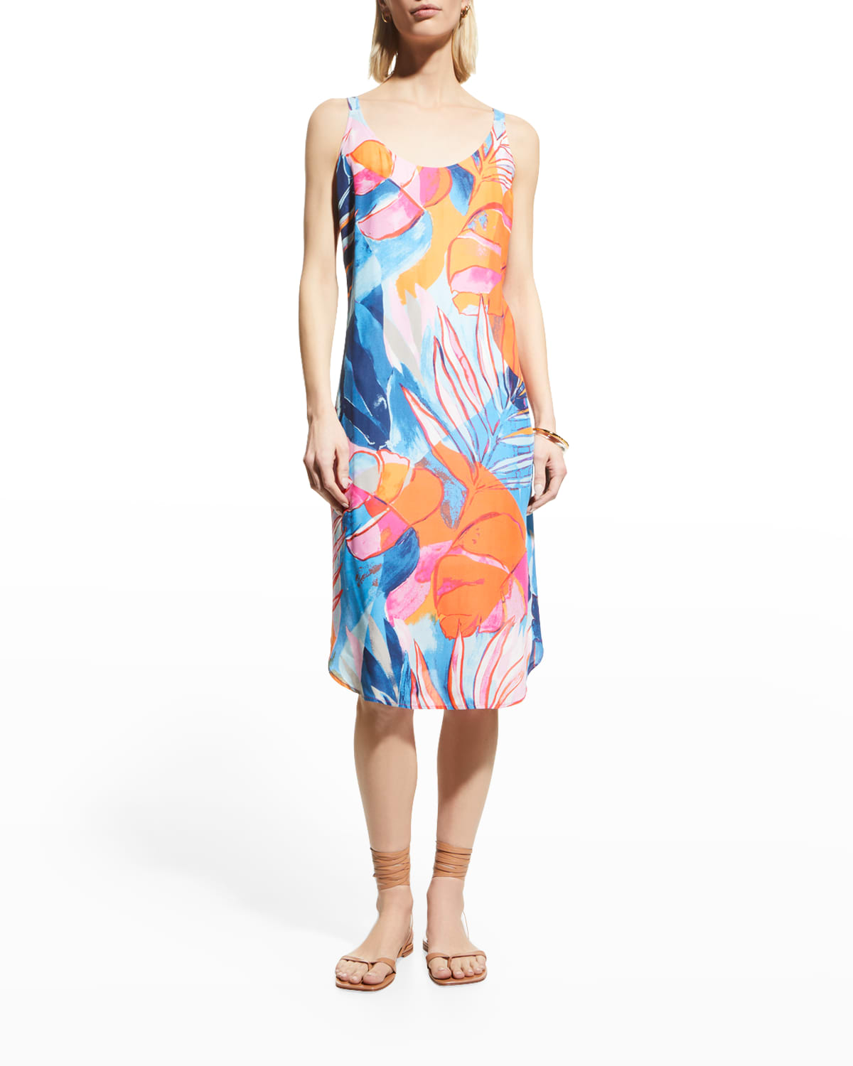Tropical Print Dress | Neiman Marcus
