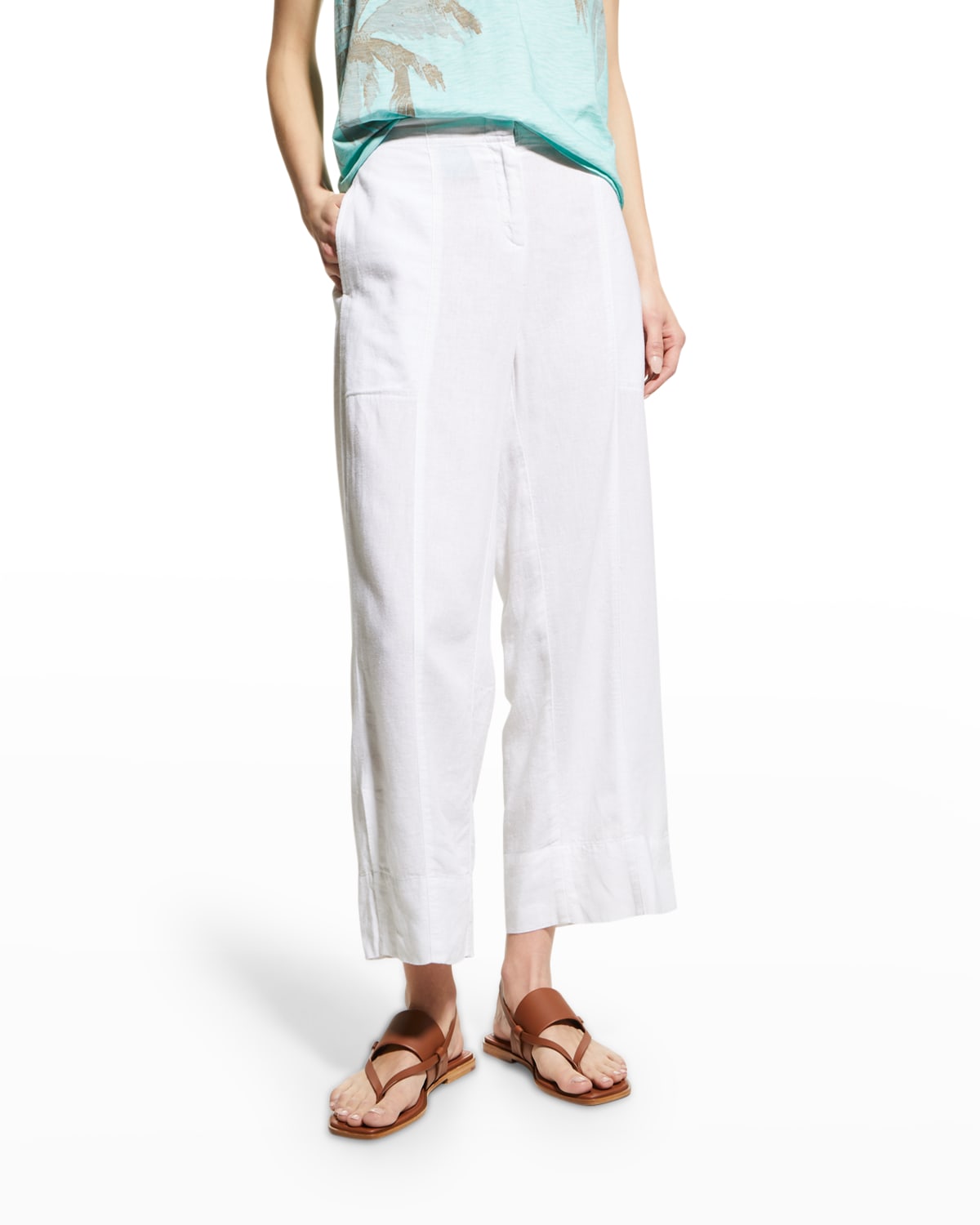 petite women's linen pants