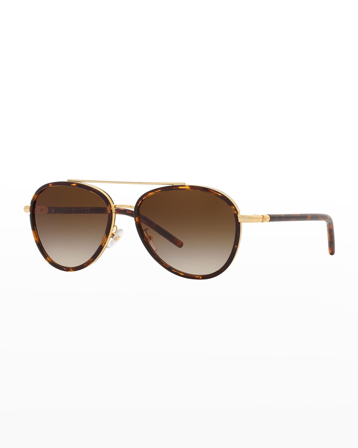 Tory Burch Aviator Metal Sunglasses Neiman Marcus