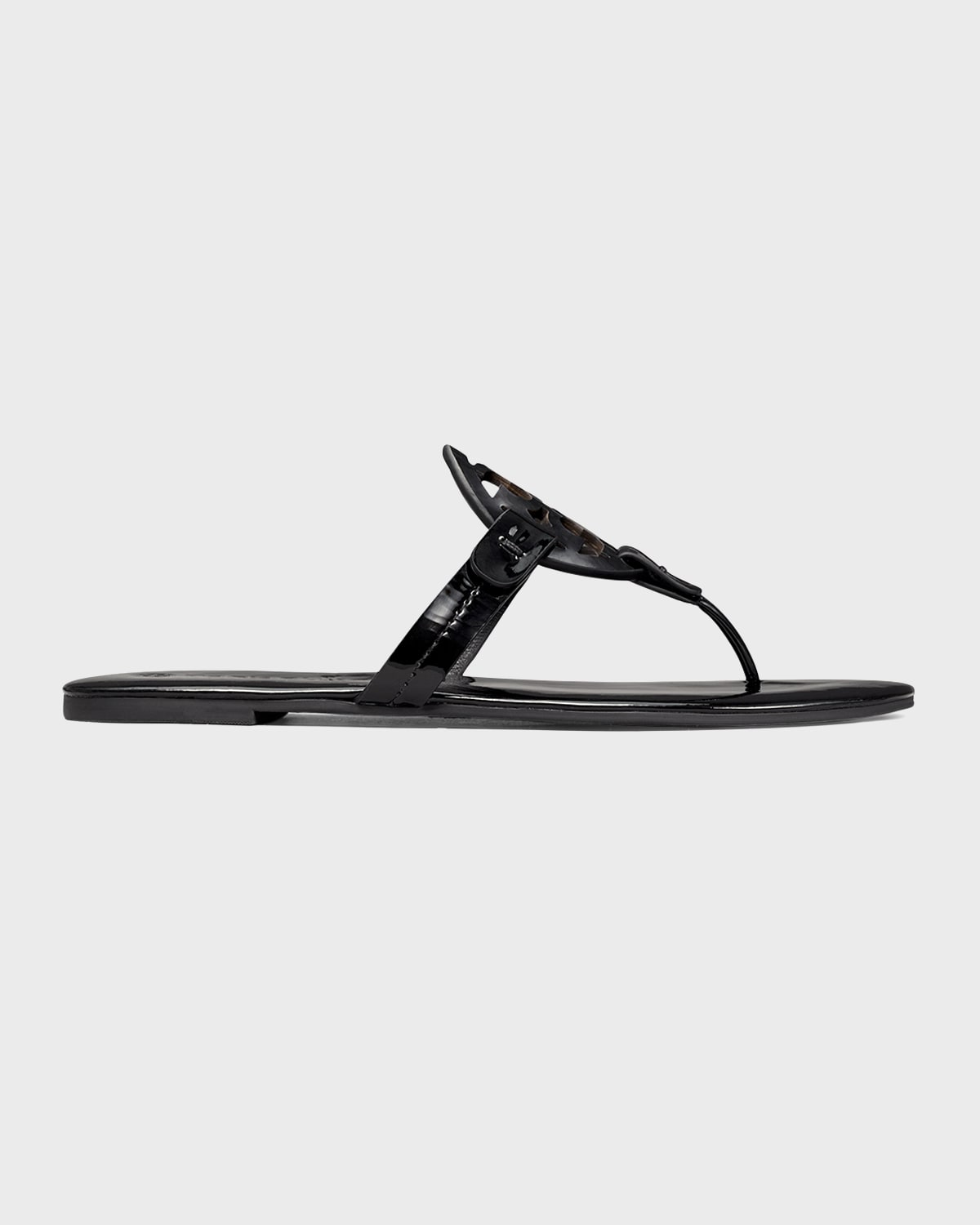 Black Patent Leather Sandal Neiman Marcus