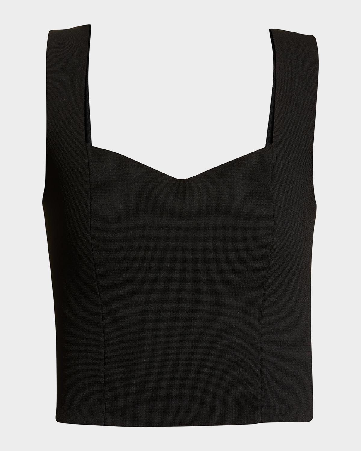 A.L.C. Jordana Seamed Cropped Tank Top