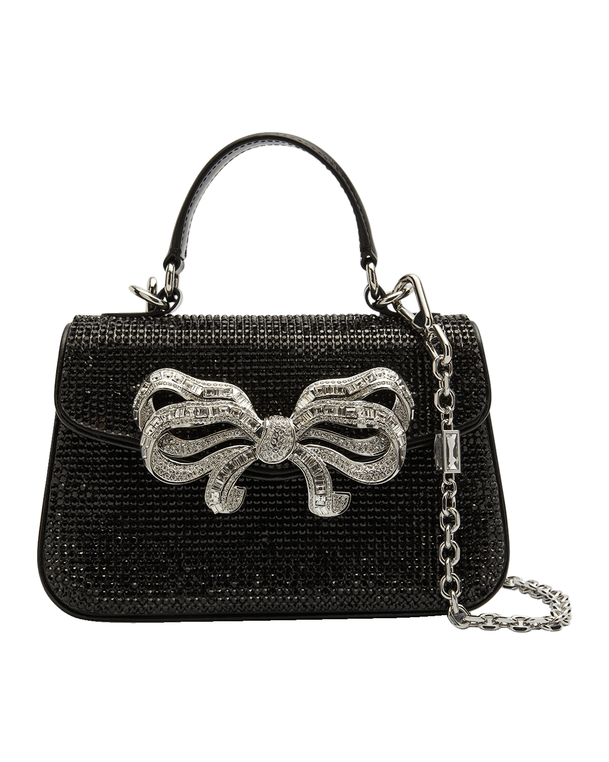 Judith Leiber Couture Bow Crystal Top-Handle Bag