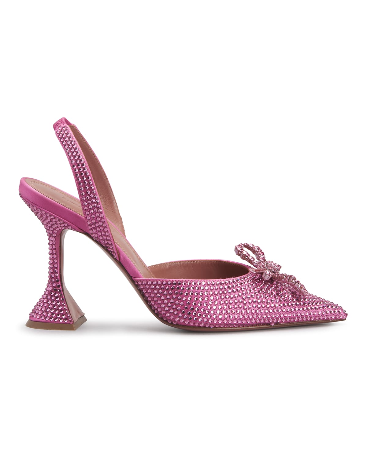 pink bow heels