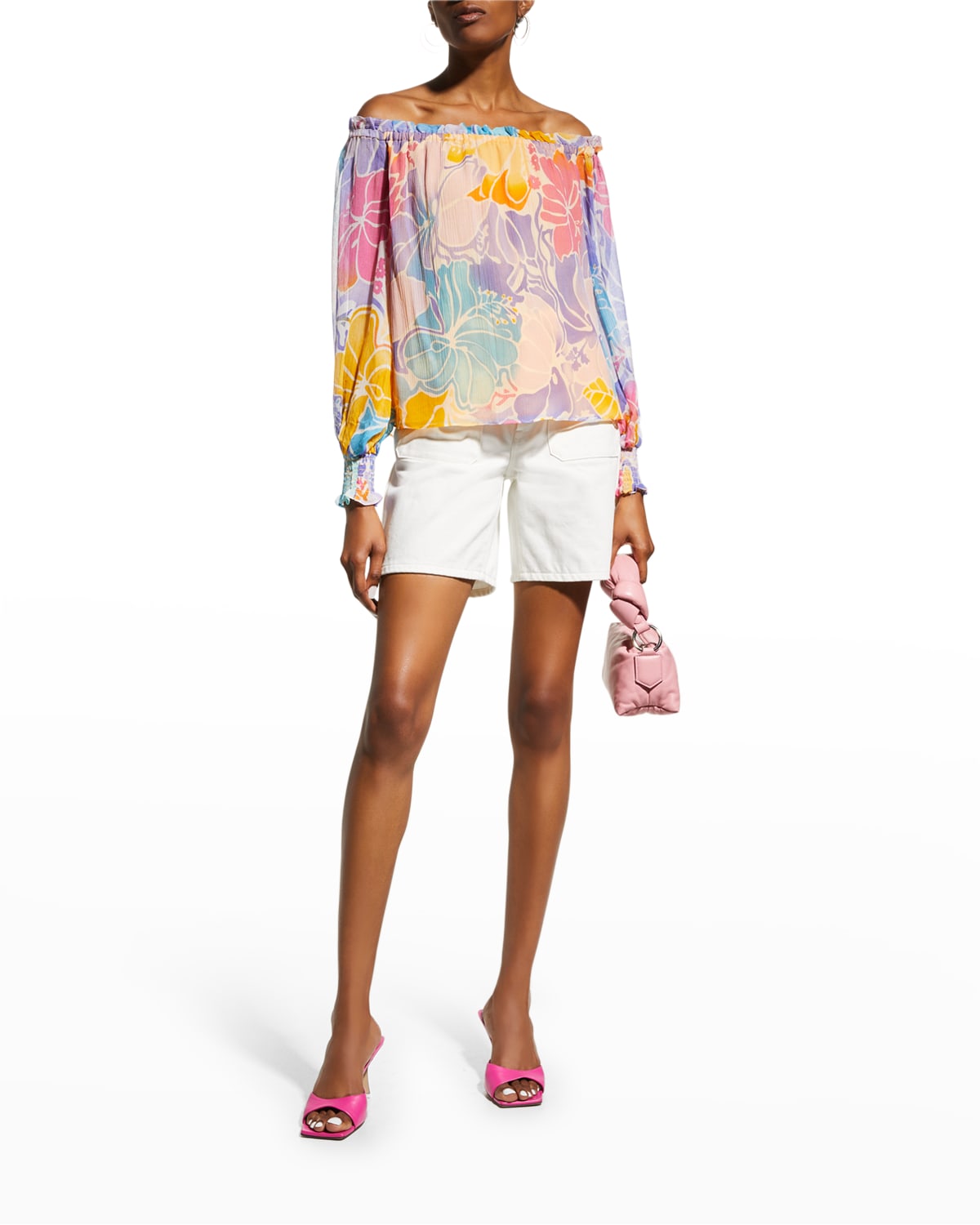 Silk Floral Top | Neiman Marcus