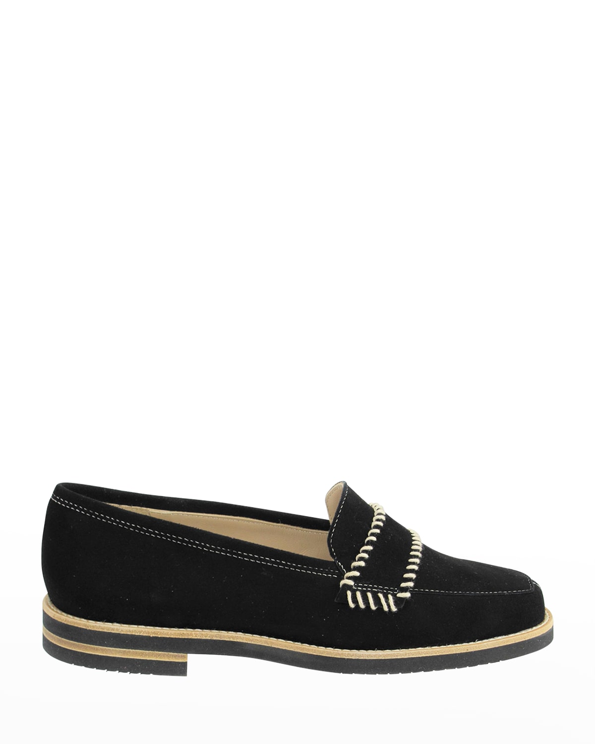 Black Suede Loafer Neiman Marcus