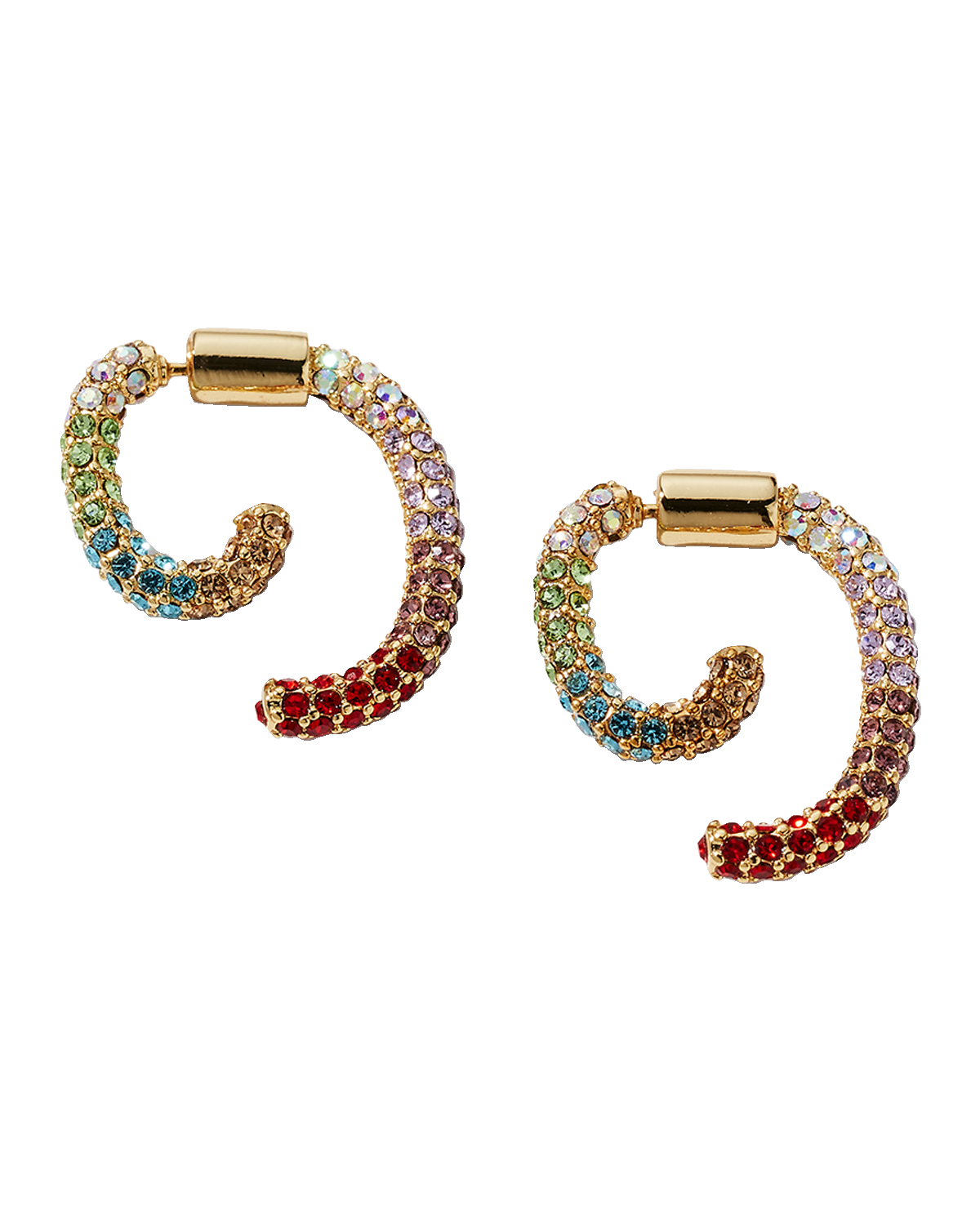 DEMARSON Mini Luna Rainbow Earrings