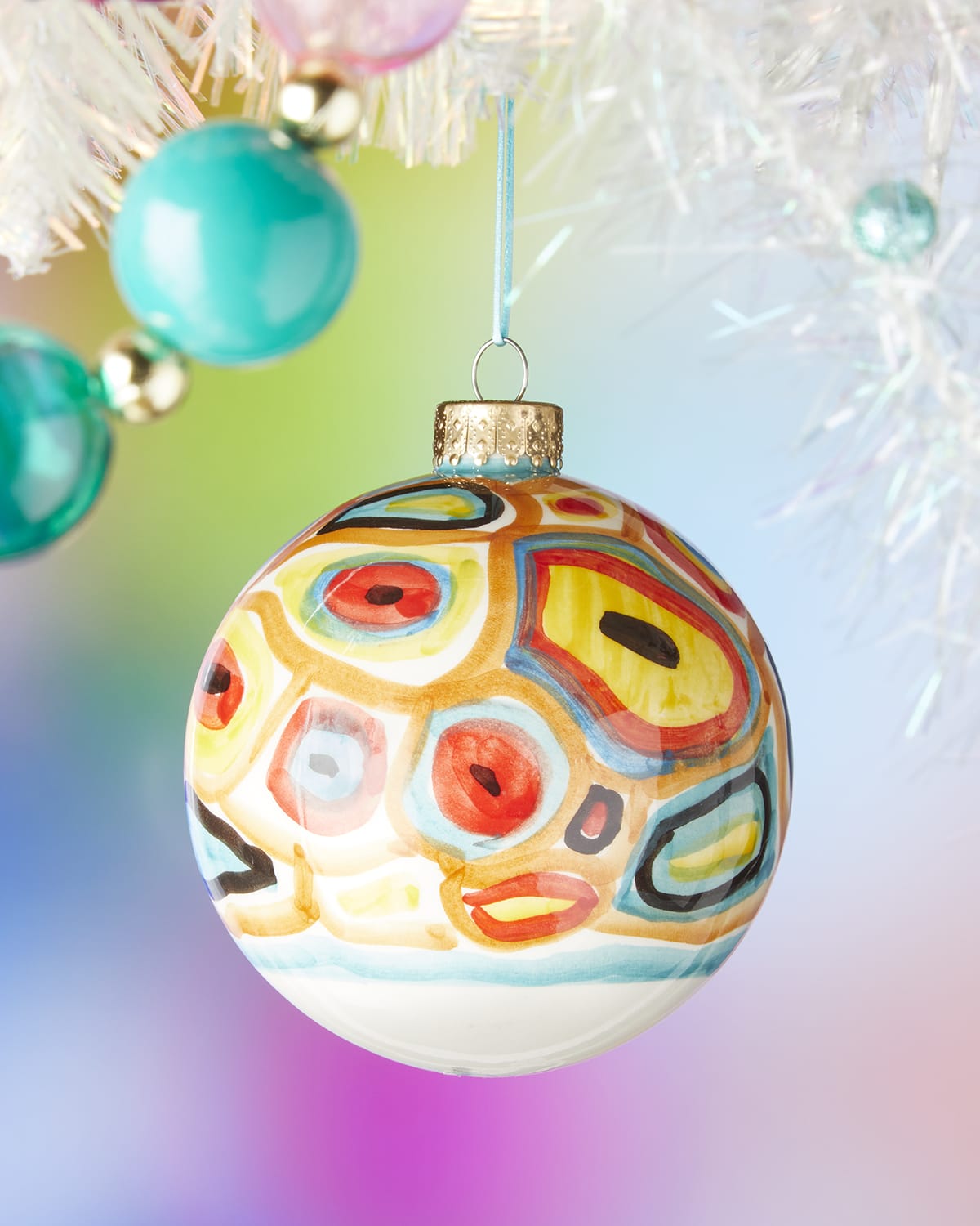 Hand Painted Christmas Ornament  Neiman Marcus