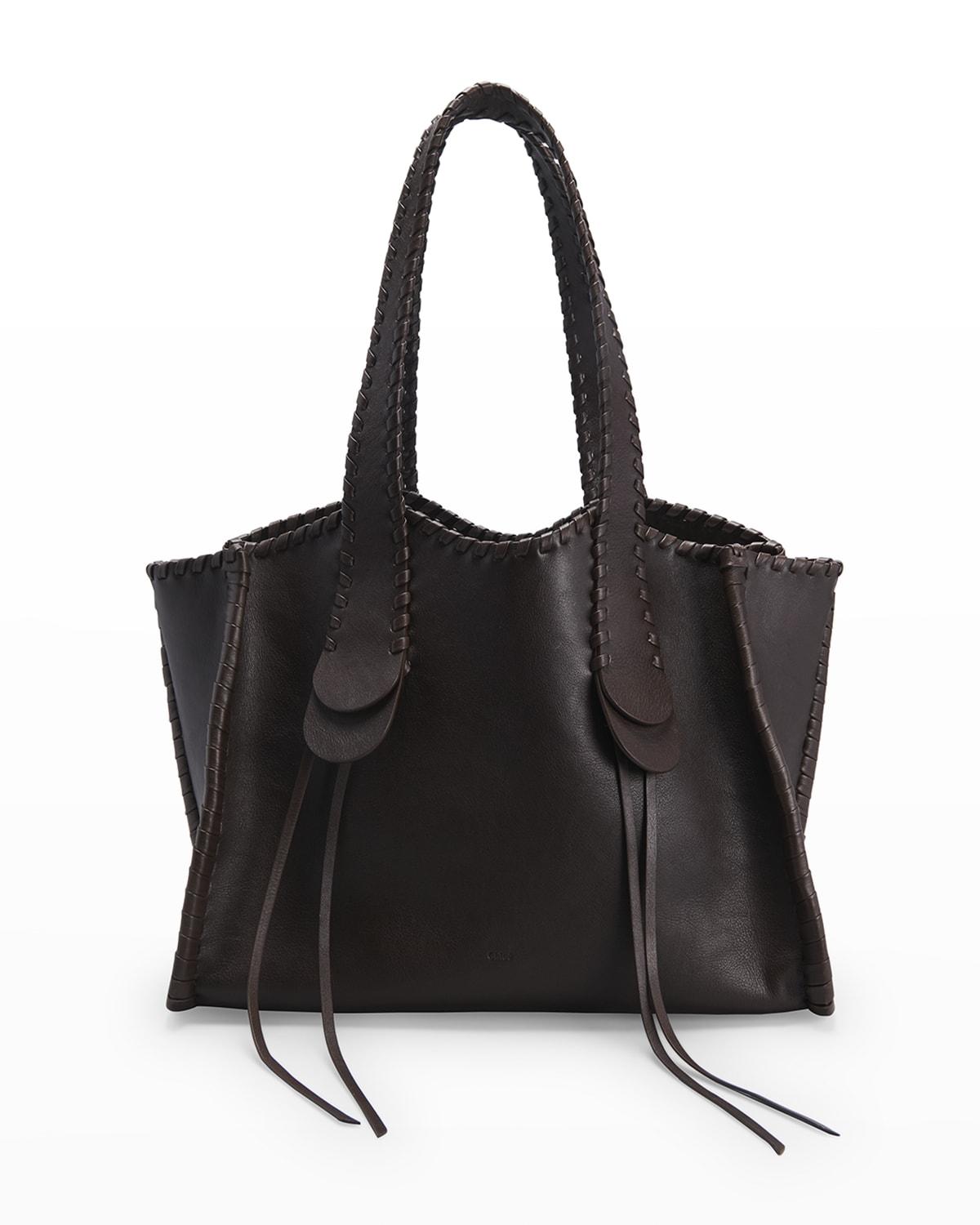 Leather Trim Handbag | Neiman Marcus