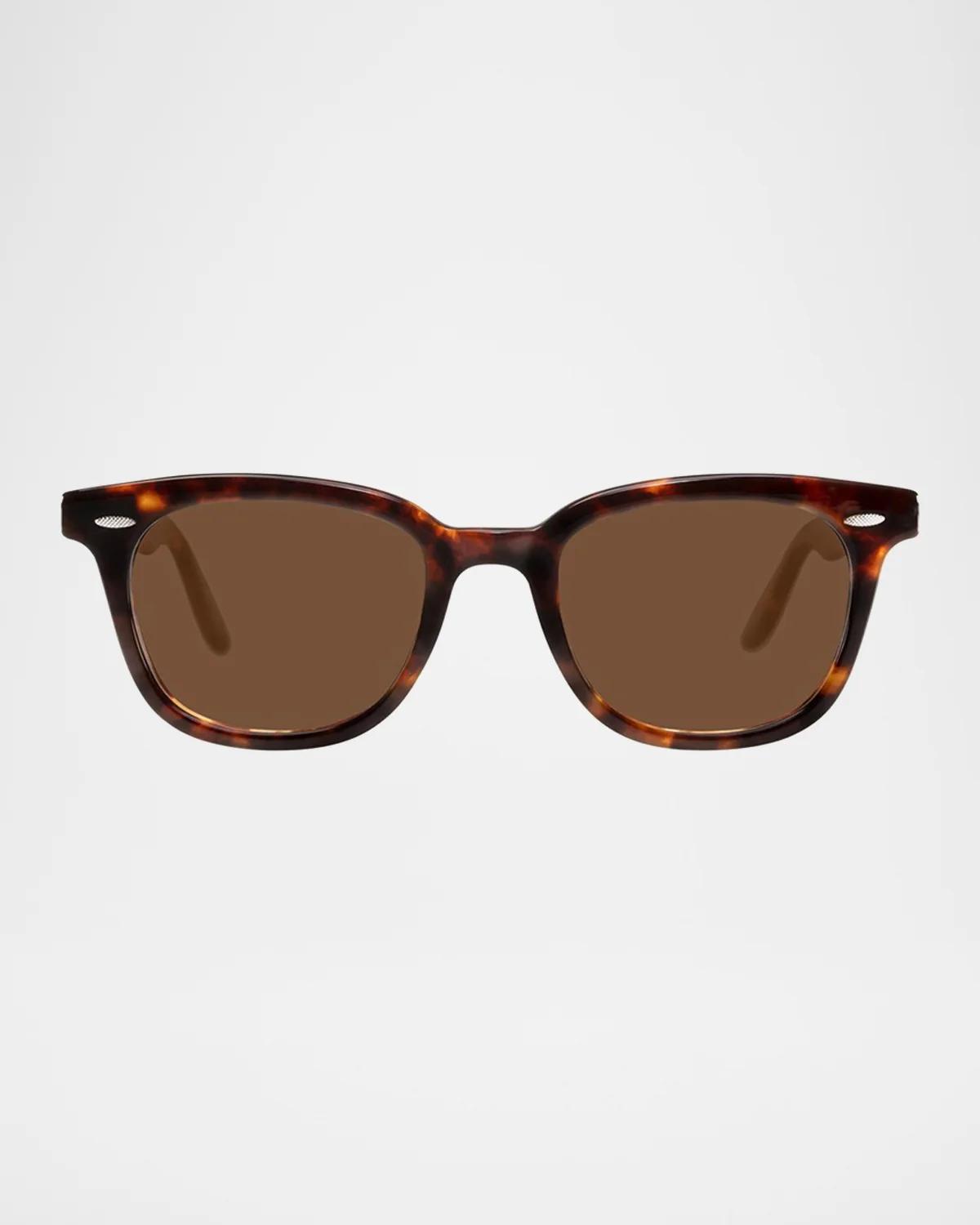 Barton Perreira Men's Cecil Zyl Square Sunglasses