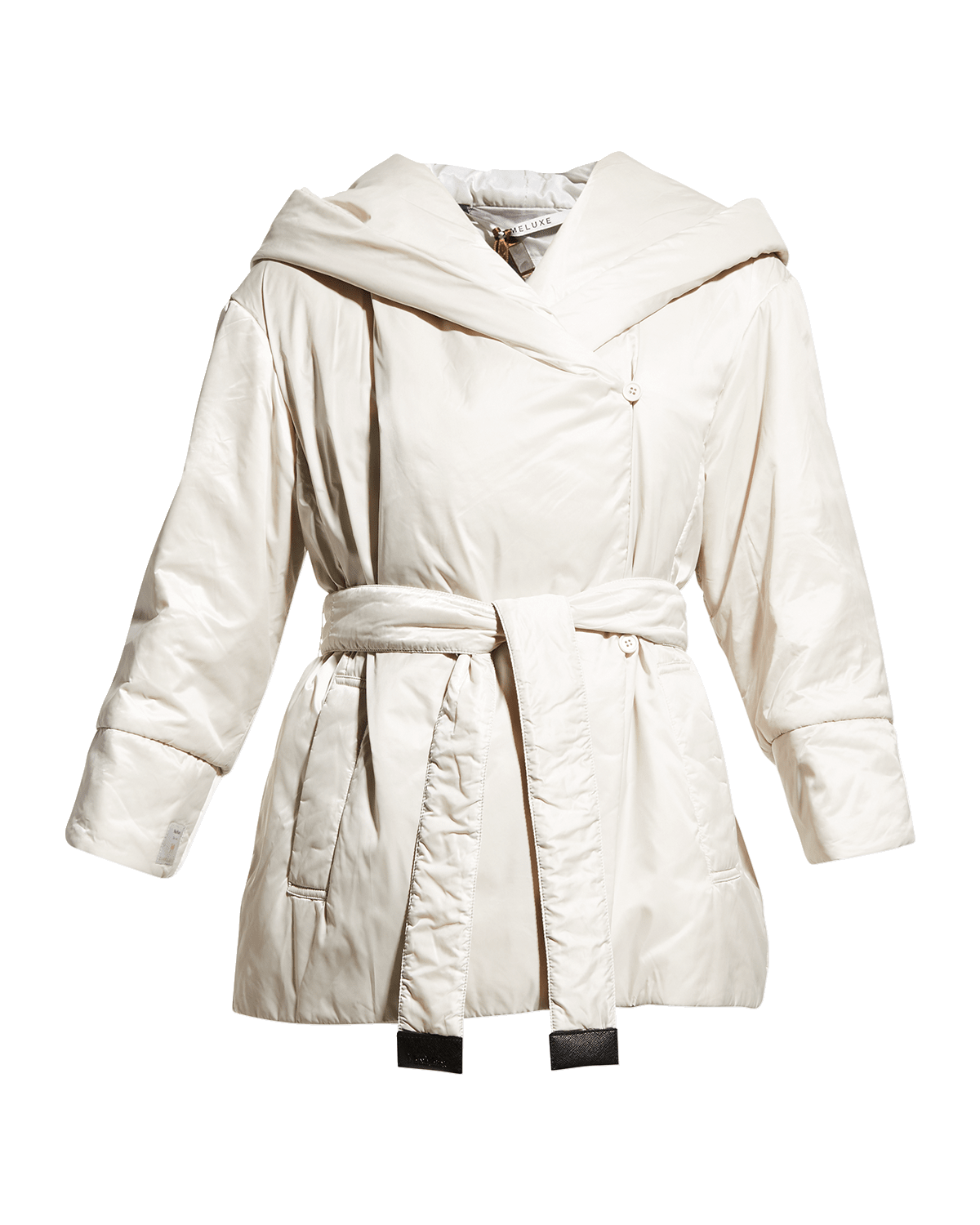 Max Mara Greenpa Belted Hooded Puffer Jacket