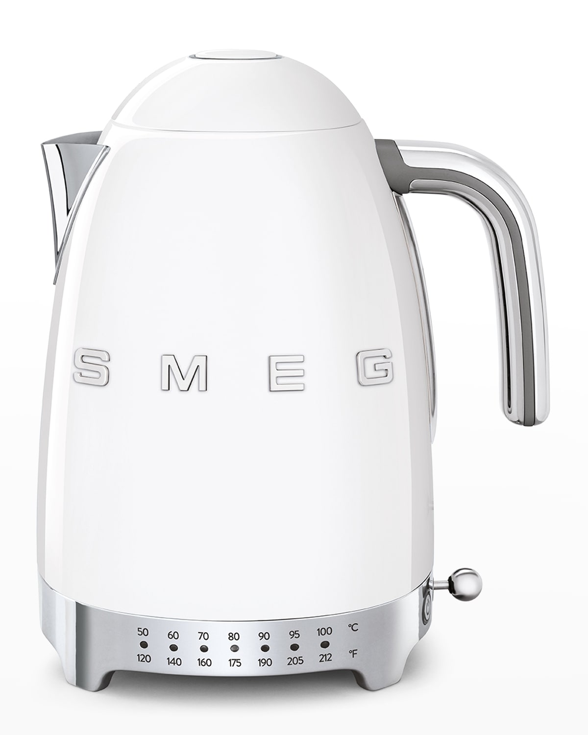 Smeg Retro Variable Temperature Kettle, White | Thumbnail 4