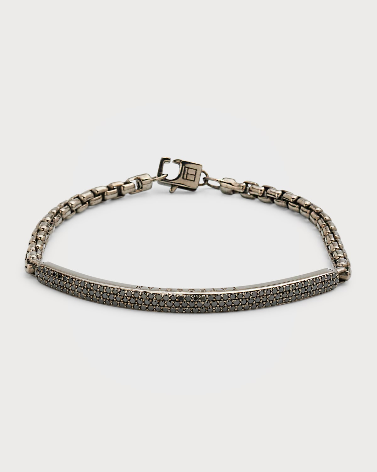 Mens/Ladies 5mm Nappa Leather Bracelet-925 Sterling Silver Twist Clasp-Black 