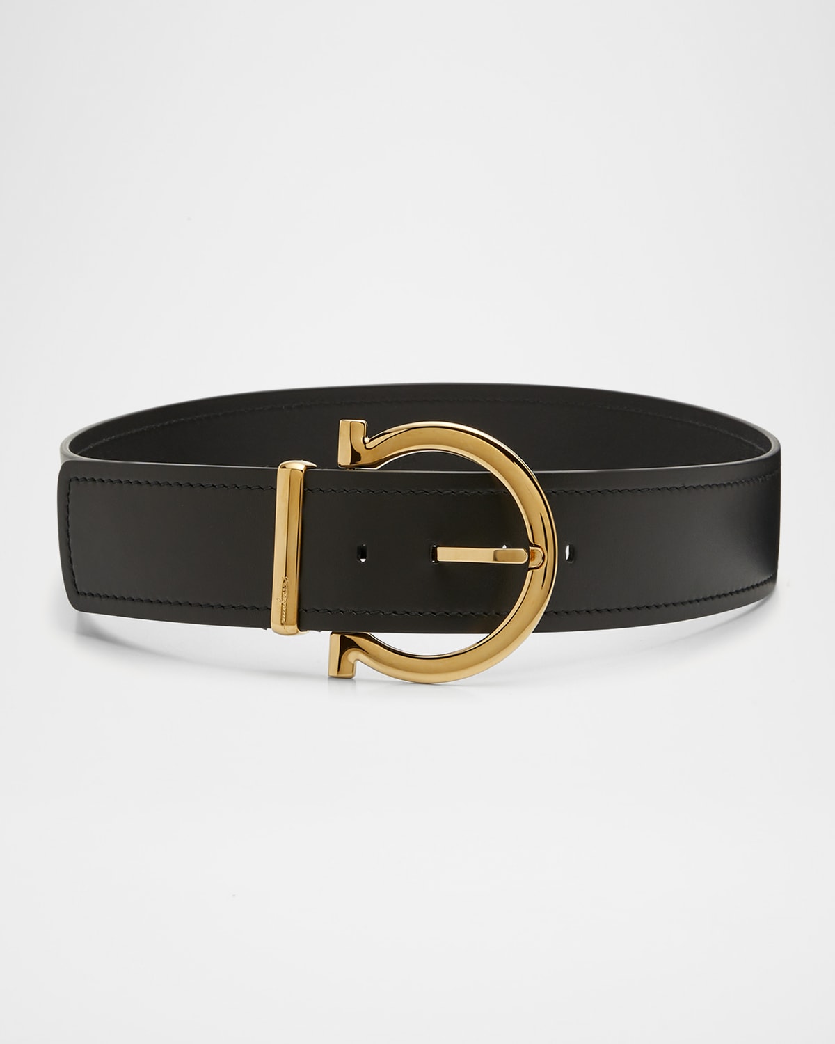 Ferragamo New Ganicio Singolo Leather Belt