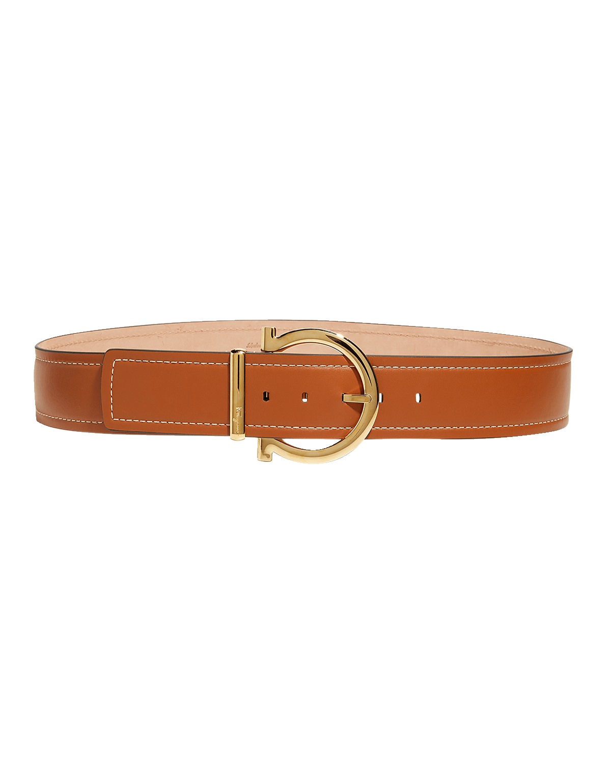 Ferragamo New Gancio Singolo Leather Belt