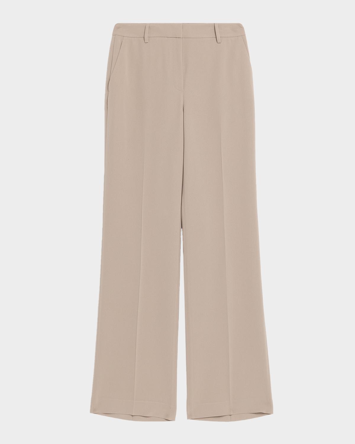 Lafayette 148 New York Gates Straight-Leg Crepe Pants