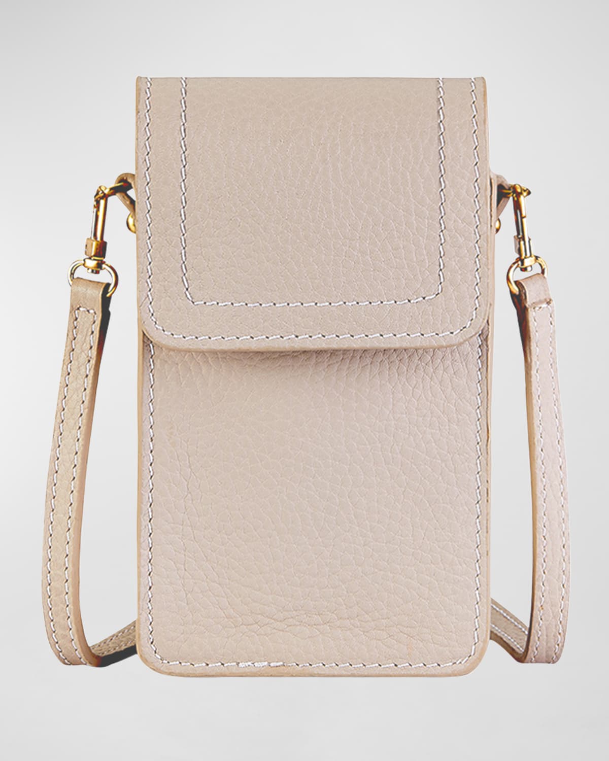 Trista - Leather crossbody bag - Timeless flap style