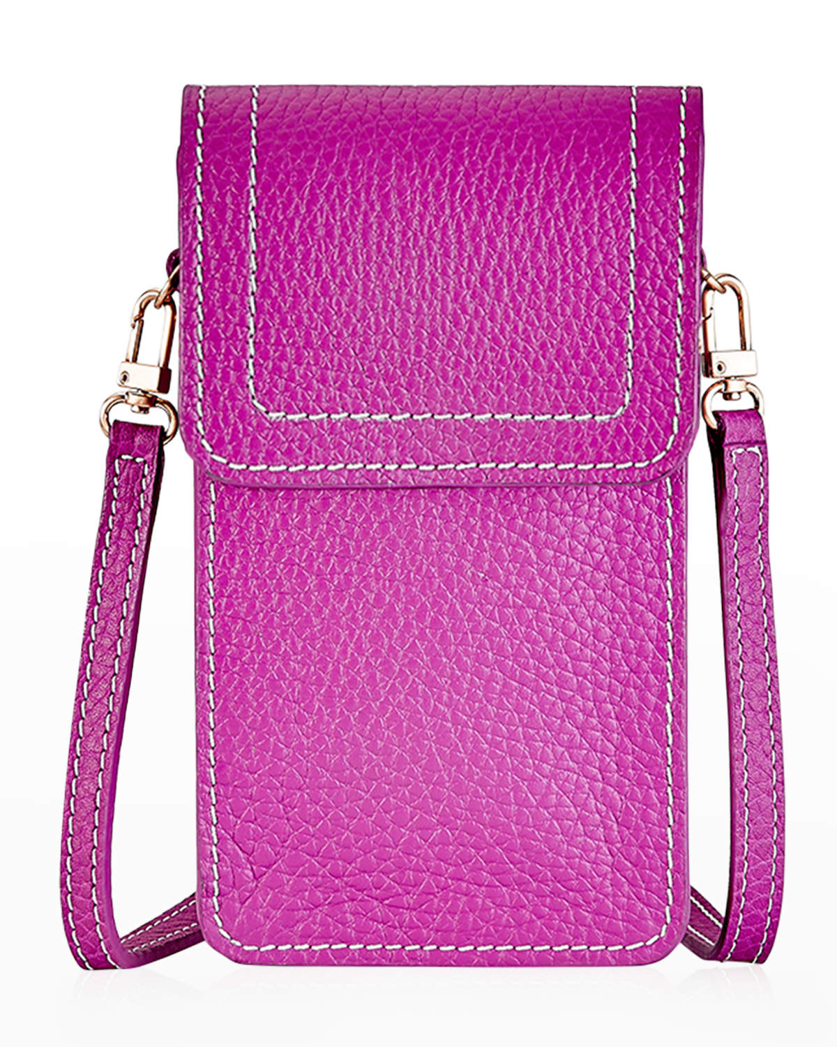 New Unisex Genuine Leather WCrossbody Bag Multi Zipped and Glasses/Mobile Pocket 
