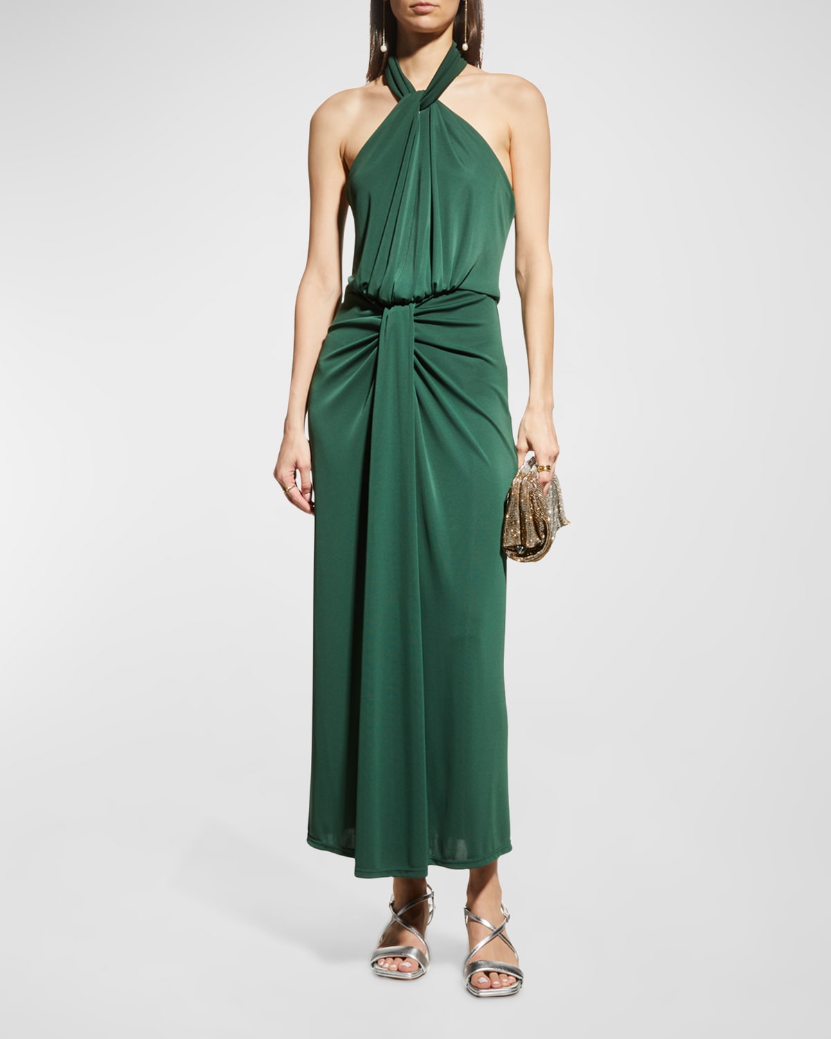 Neiman Marcus Green Dressnull