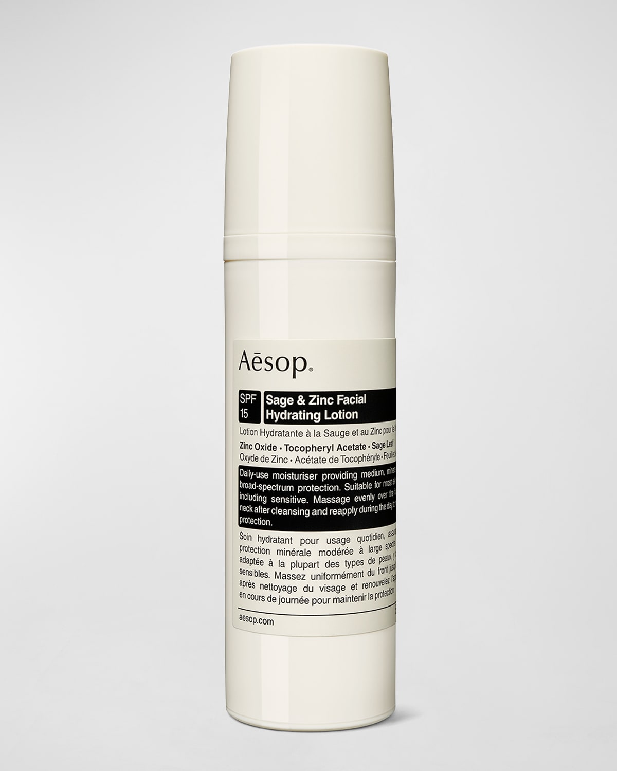 Aesop Sage & Zinc Facial Hydrating Lotion SPF 15, 1.7 oz.