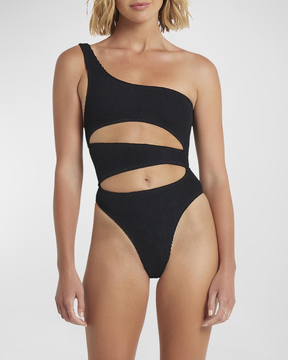Cutout One Piece Swimsuit | Neiman Marcus