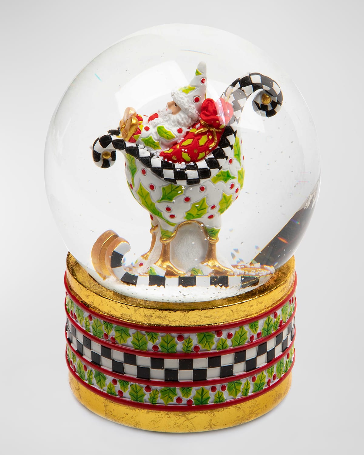 Patience Brewster Dash Away Sleigh Christmas Snow Globe