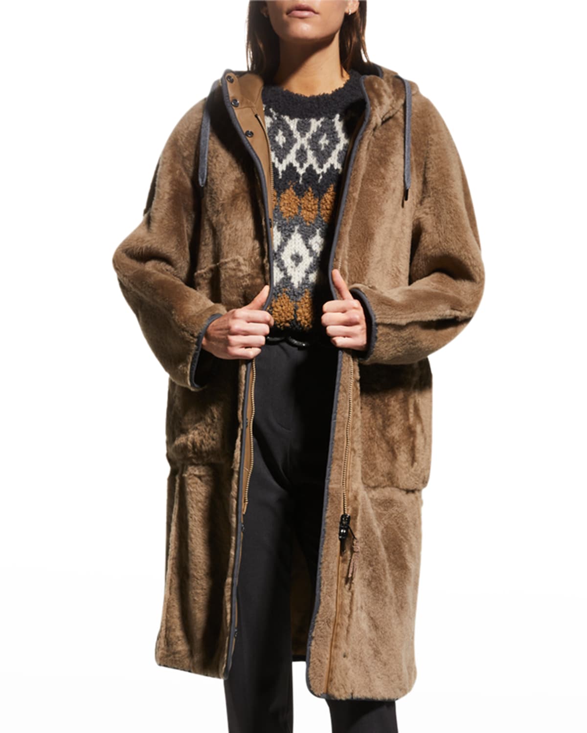 neiman marcus shearling coats