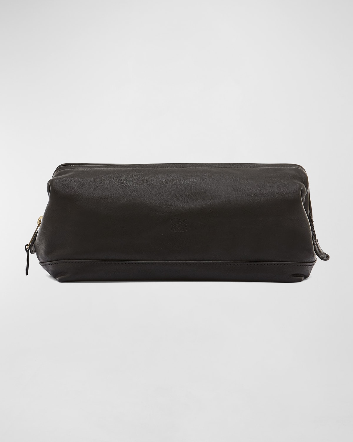 Il Bisonte Men's Leather Travel Toiletry Case