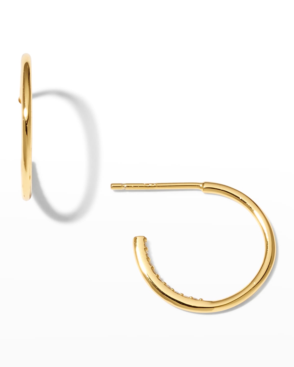 Contemporary Gold Hoop Earrings Neiman Marcus