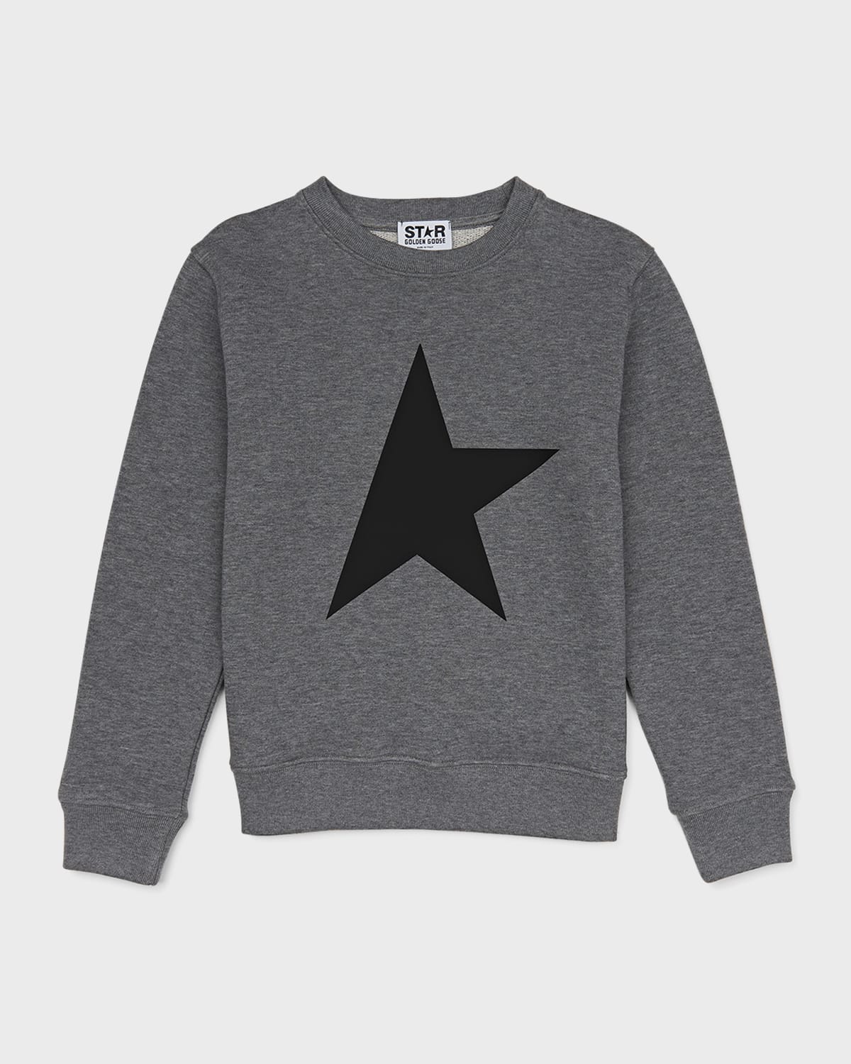 Golden Goose Boy's Crewneck Star Sweatshirt, Size 4-10