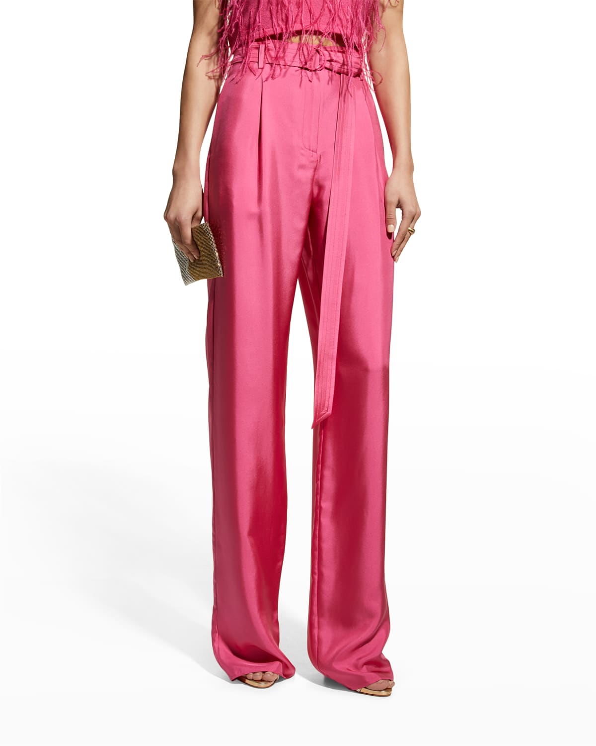 Womens Silk Pants Neiman Marcus