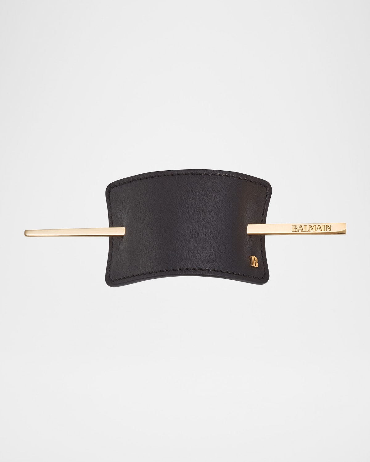 Balmain Hair Leather Hair Barrette
