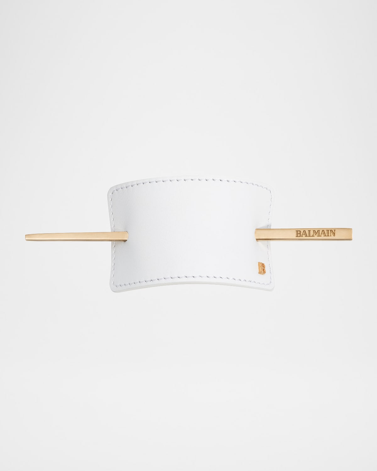 Balmain Hair Leather Hair Barrette